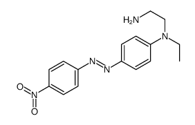N'-ethyl-N'-[4-[(4-nitrophenyl)diazenyl]phenyl]ethane-1,2-diamine结构式