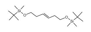 trans-1,6-bis(tert-butyldimethylsilyloxy)-3-hexene Structure