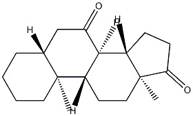 5α-Androstane-7,17-dione结构式