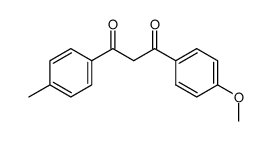 1-(4-methoxy-phenyl)-3-p-tolyl-propane-1,3-dione结构式