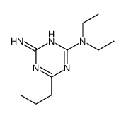 2-N,2-N-diethyl-6-propyl-1,3,5-triazine-2,4-diamine结构式