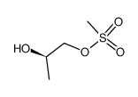 (2R)-2-Hydroxy-1-propyl Methanesulfonate结构式