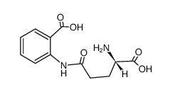 2-(γ-L-Glutamylamino)-benzoesaeure结构式