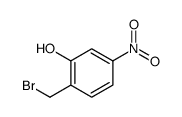 2-Bromomethyl-5-nitro-phenol结构式