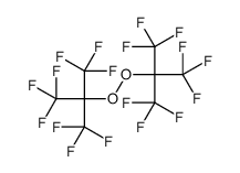 1,1,1,3,3,3-hexafluoro-2-[1,1,1,3,3,3-hexafluoro-2-(trifluoromethyl)propan-2-yl]peroxy-2-(trifluoromethyl)propane结构式