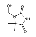 1-(hydroxymethyl)-5,5-dimethylhydantoin Structure