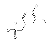 (4-hydroxy-3-methoxyphenyl)methanesulfonic acid Structure