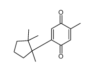 2-methyl-5-(1,2,2-trimethylcyclopentyl)cyclohexa-2,5-diene-1,4-dione Structure