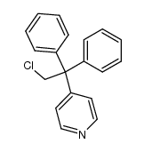 4-(2-chloro-1,1-diphenylethyl)pyridine Structure