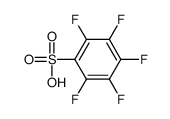 Pentafluorobenzenesulfonicacid structure