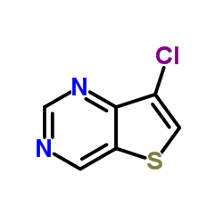 4-氯噻吩并[3,2-d]嘧啶结构式