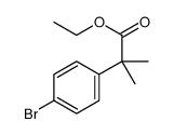 Ethyl 2-(4-bromophenyl)-2-methylpropanoate Structure