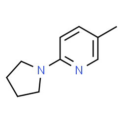Pyridine, 5-methyl-2-(1-pyrrolidinyl)- (9CI) structure