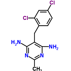 5-(2,4-Dichlorobenzyl)-2-methyl-4,6-pyrimidinediamine Structure