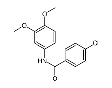 4-Chloro-N-(3,4-dimethoxyphenyl)benzamide结构式