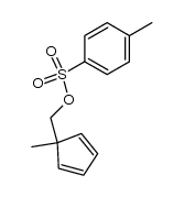 (1-methylcyclopenta-2,4-dien-1-yl)methyl 4-methylbenzenesulfonate Structure