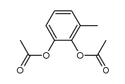 3-methylpyrocatechol diacetate结构式