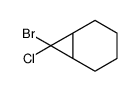 7-bromo-7-chlorobicyclo[4.1.0]heptane Structure