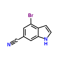 4-Bromo-6-cyanoindole structure