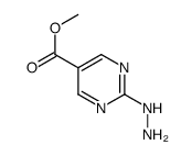 methyl 2-hydrazinylpyrimidine-5-carboxylate Structure