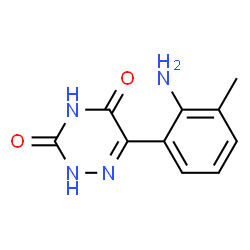 1,2,4-Triazine-3,5(2H,4H)-dione, 6-(2-amino-3-methylphenyl)- (9CI) structure