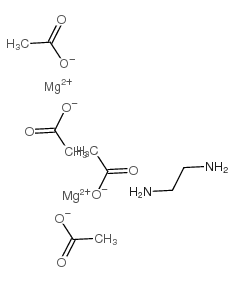 magnesium [[N,N'-ethylenebis[N-(carboxymethyl)glycinato]](4-)-N,N',O,O',ON,ON']magnesate(2-)结构式