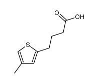γ-(4-nethyl-2-thienyl)butyric acid结构式