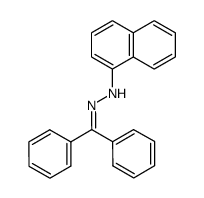 N-(1-naphthyl) benzophenone hydrazone结构式