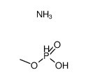 ammonium methyl hydrogen phosphite结构式