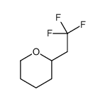 2-(2,2,2-trifluoroethyl)oxane结构式