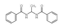 N-(1-benzamidoethyl)benzamide Structure