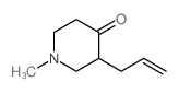 3-烯丙基-1-甲基-4-哌啶酮结构式
