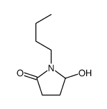 1-butyl-5-hydroxypyrrolidin-2-one结构式