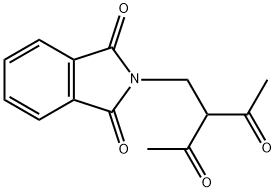 2-(2-乙酰基-3-氧丁基)-2,3-二氢-1H-异吲哚-1,3-二酮结构式