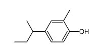 4-sec-Butyl-2-methyl-phenol Structure