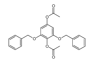 1,2-dibenzyloxy-1,4-hydroquinone-diacetate结构式
