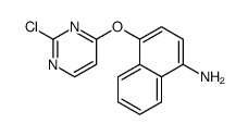 4-(2-chloropyrimidin-4-yl)oxynaphthalen-1-amine Structure