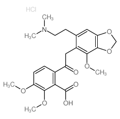 6-[2-[6-(2-dimethylaminoethyl)-4-methoxy-benzo[1,3]dioxol-5-yl]acetyl]-2,3-dimethoxy-benzoic acid picture