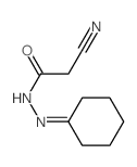 2-cyano-N-(cyclohexylideneamino)acetamide结构式