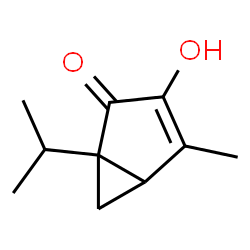 Bicyclo[3.1.0]hex-3-en-2-one, 3-hydroxy-4-methyl-1-(1-methylethyl)- (9CI) structure