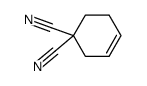 cyclohex-3-ene-1,1-dicarbonitrile结构式