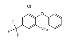 3-chloro-2-phenoxy-5-(trifluoromethyl)aniline Structure