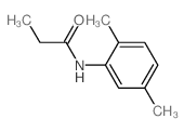 Propanamide,N-(2,5-dimethylphenyl)- Structure