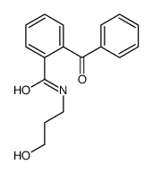 2-benzoyl-N-(3-hydroxypropyl)benzamide Structure