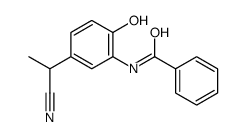 N-[5-(1-cyanoethyl)-2-hydroxyphenyl]benzamide Structure
