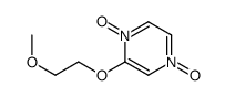 3-(2-methoxyethoxy)-4-oxidopyrazin-1-ium 1-oxide结构式