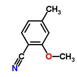 2-Methoxy-4-methylbenzonitrile Structure