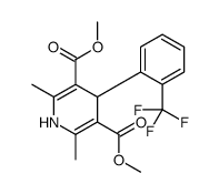 1,4-Dihydro-2,6-dimethyl-4-[o-(trifluoromethyl)phenyl]-3,5-pyridinedicarboxylic acid dimethyl ester picture