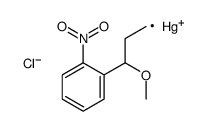 chloro-[3-methoxy-3-(2-nitrophenyl)propyl]mercury Structure
