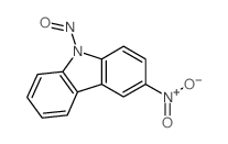 9H-Carbazole,3-nitro-9-nitroso- Structure